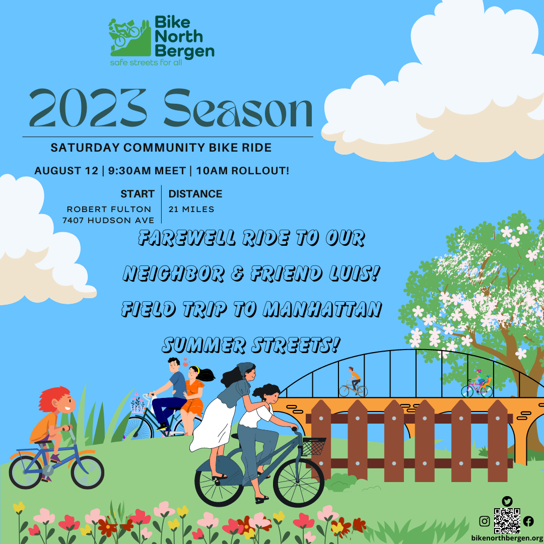 August 12 2023 Community Bike Ride!