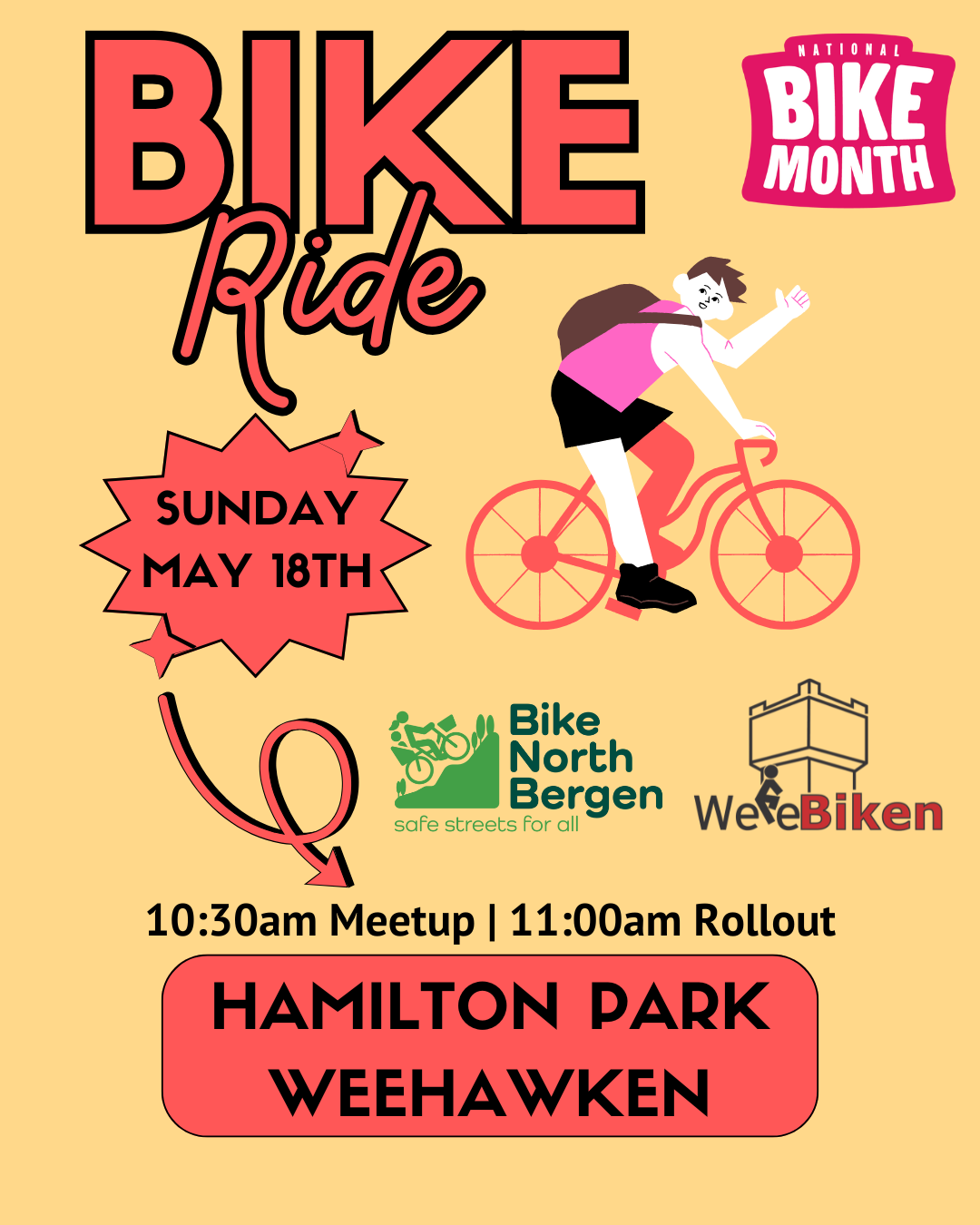 May 18 ride details!